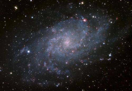 M33 48x2min - Takahashi Epsilon 160 auf Rainbow135 Montierung mit QHY533C Kamera - Bearbeitung mit Astroart